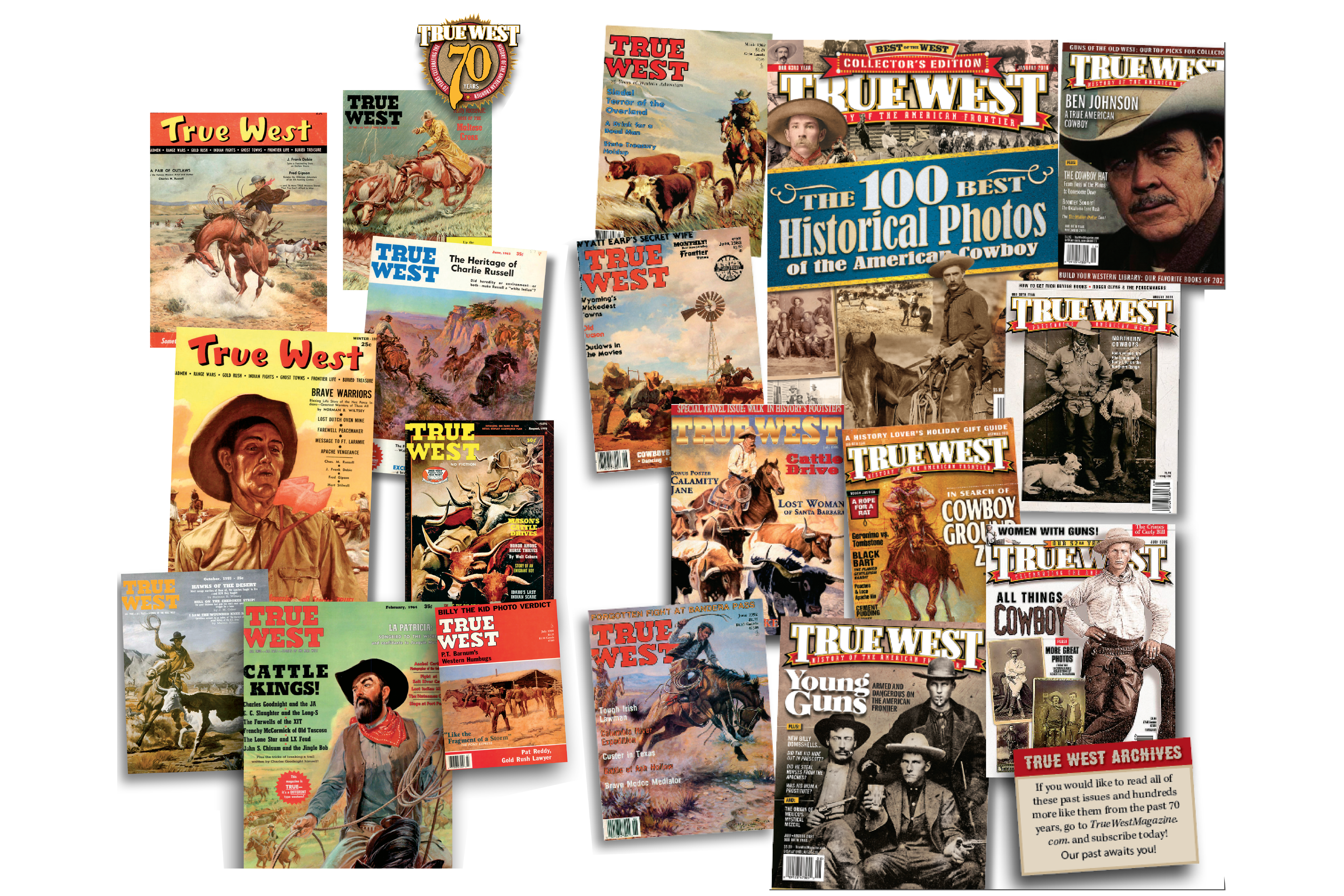 10 Cleveland Western Magazines Lot Cowboys Westerns Vintage