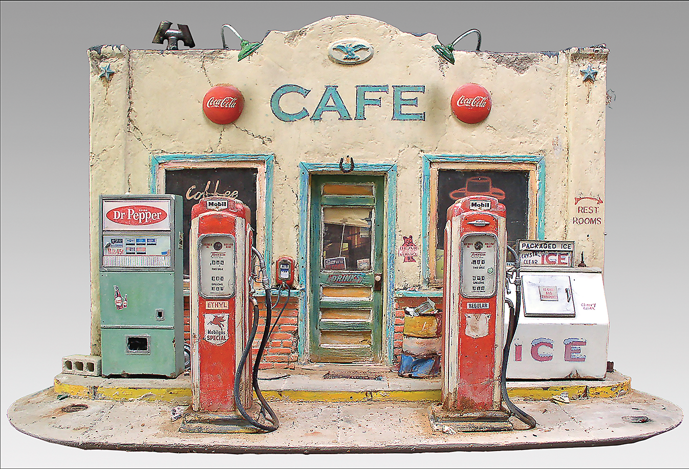 Route 66 Dioramas by Tim Prythero | Miniature Mother Road Art